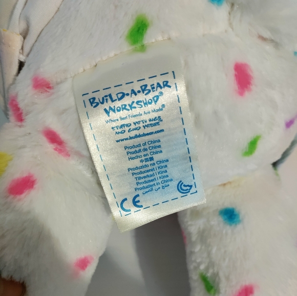 Build A Bear Hello Kitty 40th Anniversary Plush White Confetti Sprinkles - Picture 5 of 12